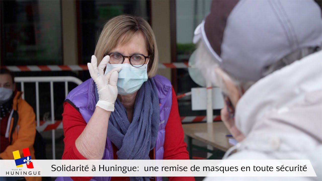 Huningue : distribution de masques en toute sécurité