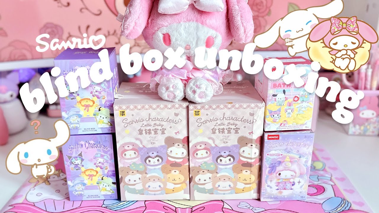 Opening 6 Random Sanrio Blind Boxes and got the cutest surprises?