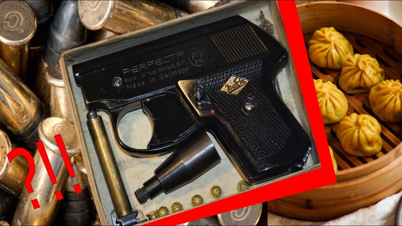 Perfecta Mod. "G" - странный миниатюрный полуавтомат, способный стрелять пельменями 22 калибра!