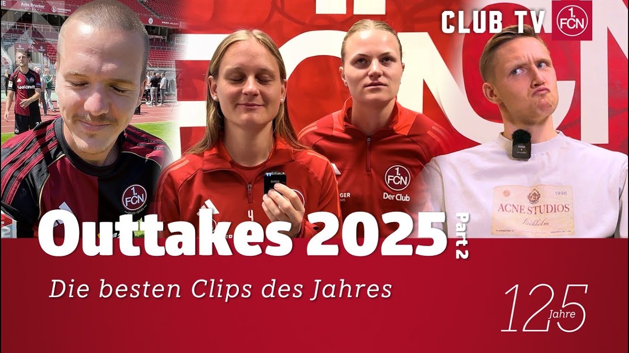 "ENDLICH nicht nur WIR!" 🤣 | Outtakes 2025 Part 2 | 1. FC Nürnberg