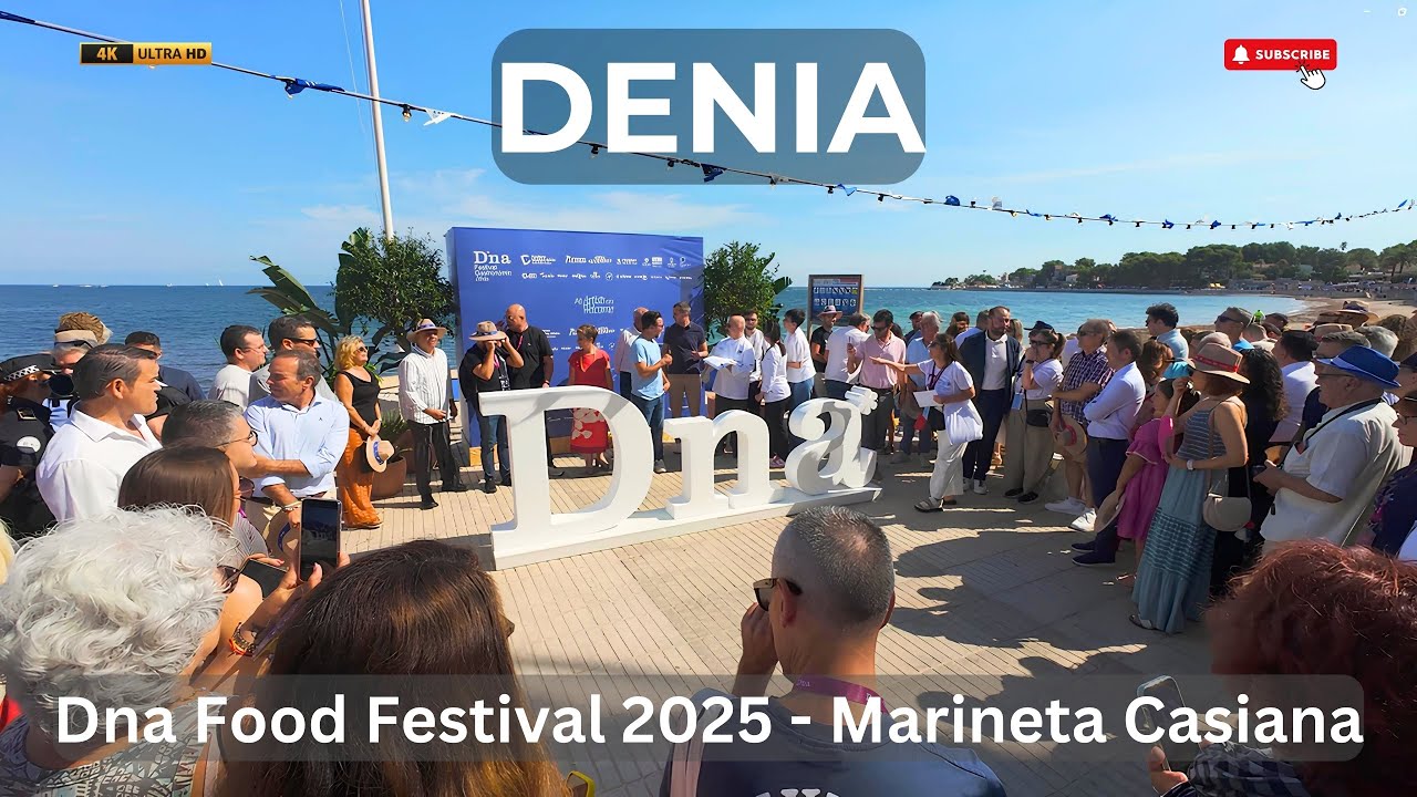 DNA Food Festival 2025 🍔  Walking Tour Denia, Costa Blanca, Spain 🍕 #alicante