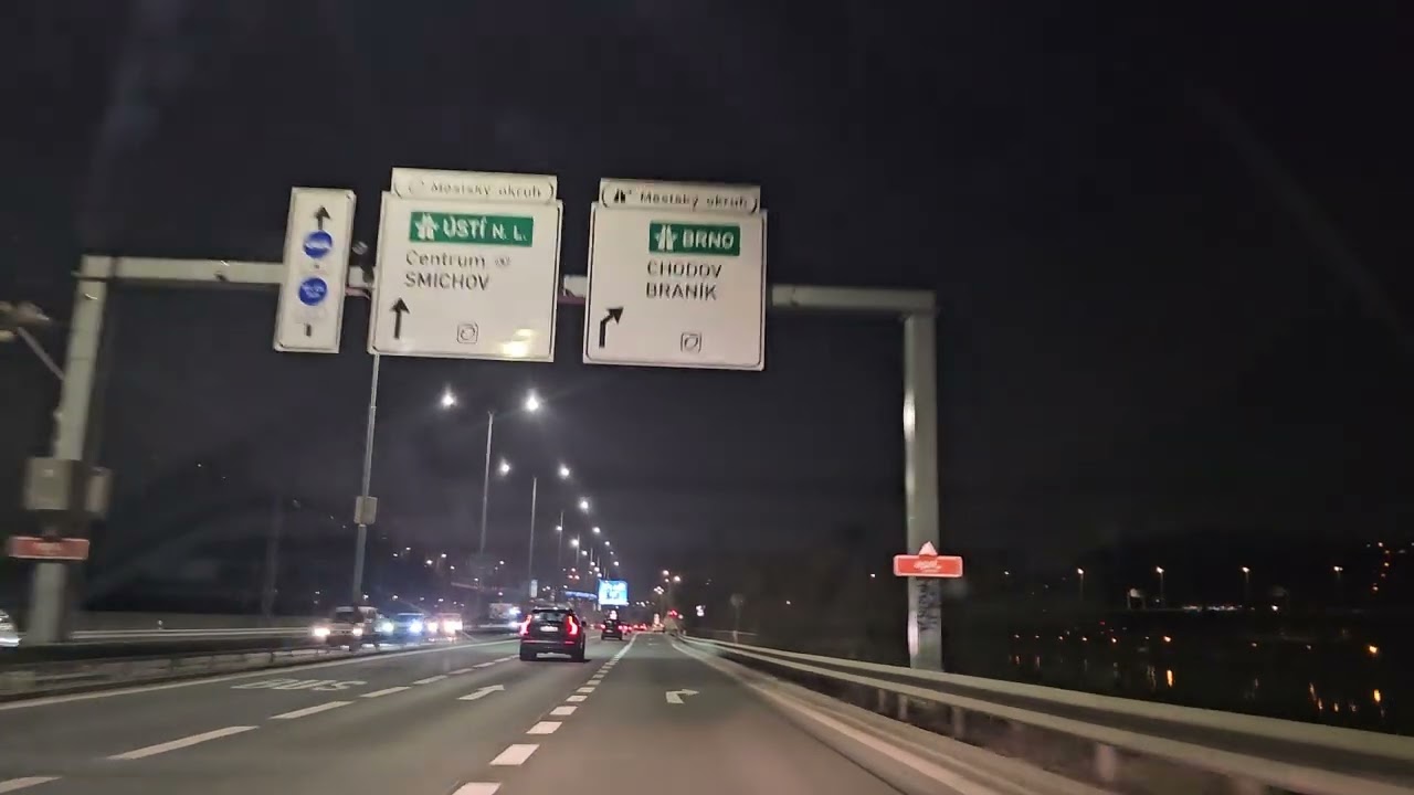 🚗Prague, Radotín → SAPA | Calm Night Drive in Prague | 4K | No Commentary