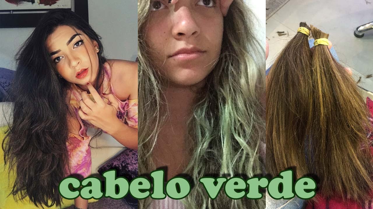 MEU CABELO FICOU VERDE e TIVE QUE CORTAR | Ana Laura Lopes