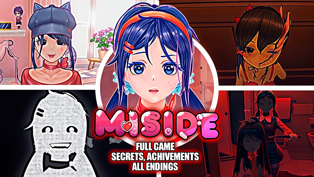 MiSide FULL GAME - Secrets, Achievements & All Endings + Full Walkthrough (Showcase)