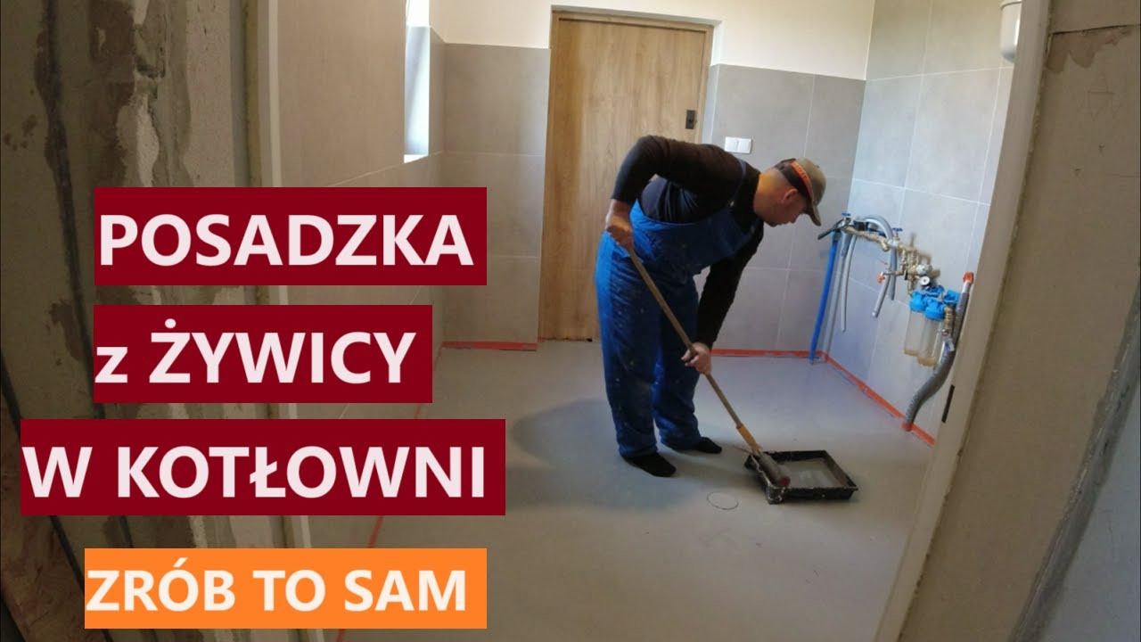 Posadzka z żywicy epoksydowej w kotłowni samemu| jak wykonać?| koszt posadzki z żywicy