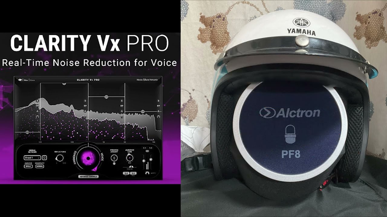 Alctron PF8 + Helmet = Ultimate noise blocking solution! Pt.1 Proof of Concept