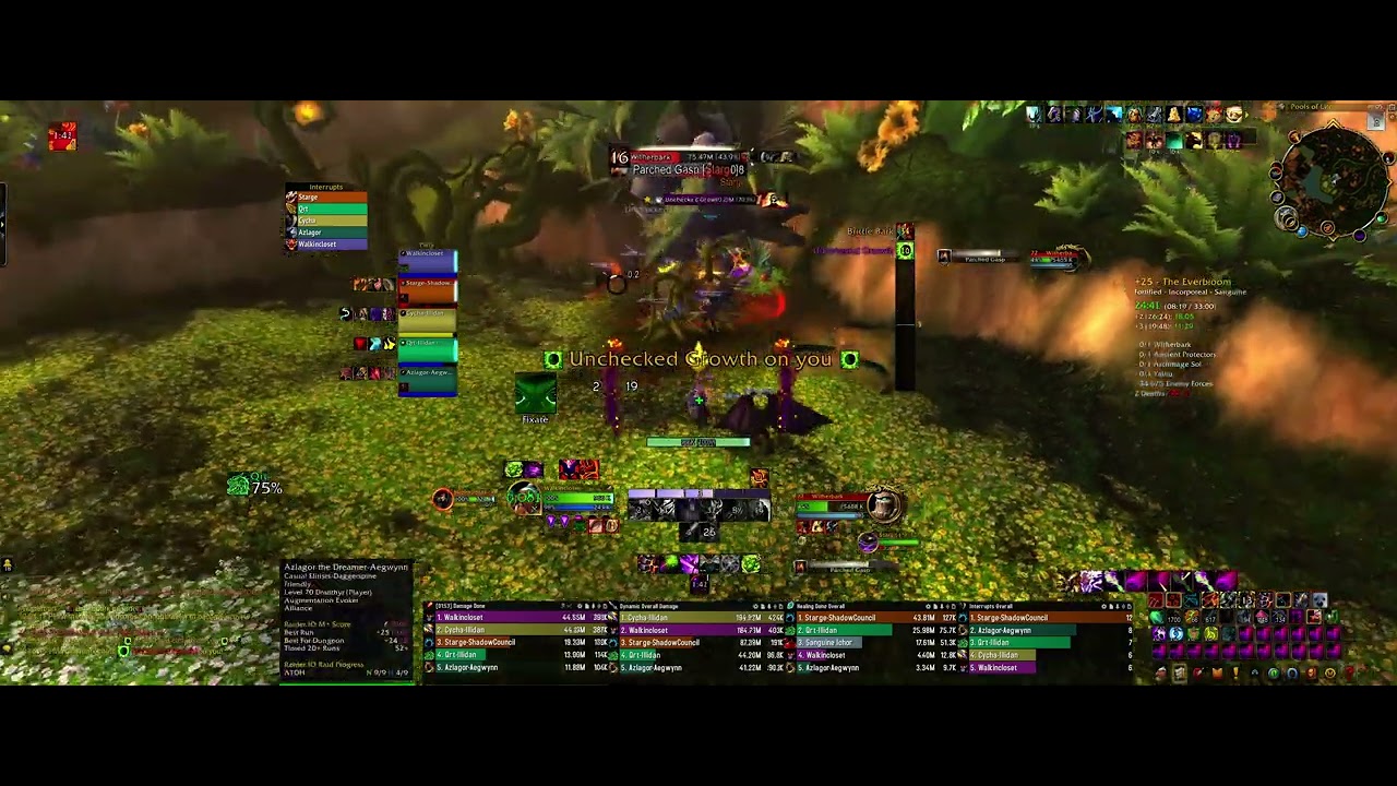 Dragonflight 10.2 - Mythic +25 Fortified Everbloom - Demonology Warlock POV