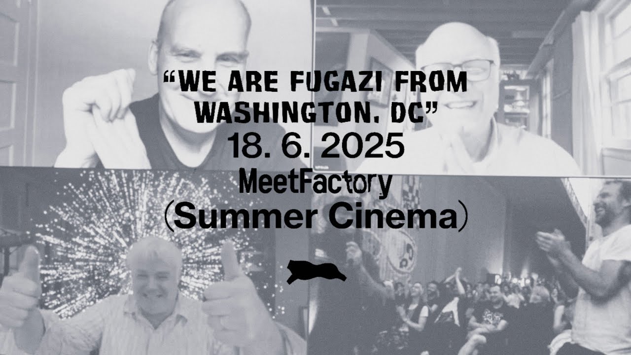 We Are Fugazi From Washington, D.C. • Film Intro, Prague • Ft. I. MacKaye, B. Canty & J. Krulik