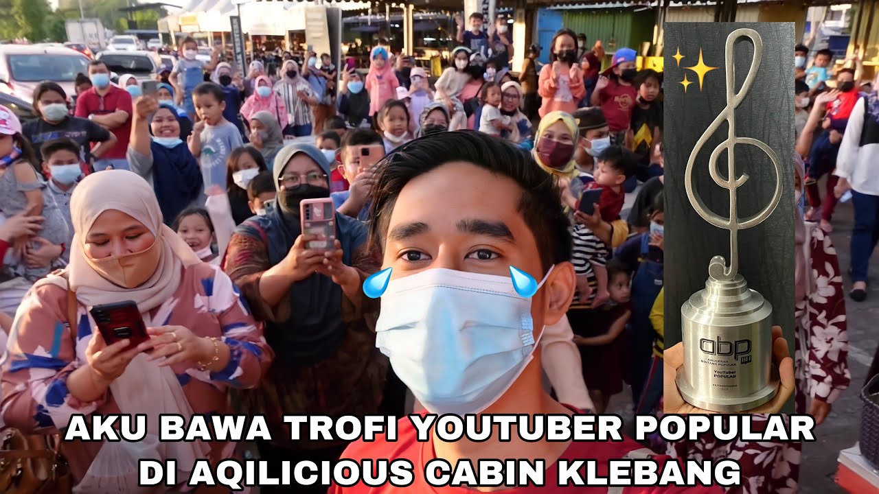 AKU BAWA TROFI YOUTUBER POPULAR DI AQILICIOUS CABIN KLEBANG 😂