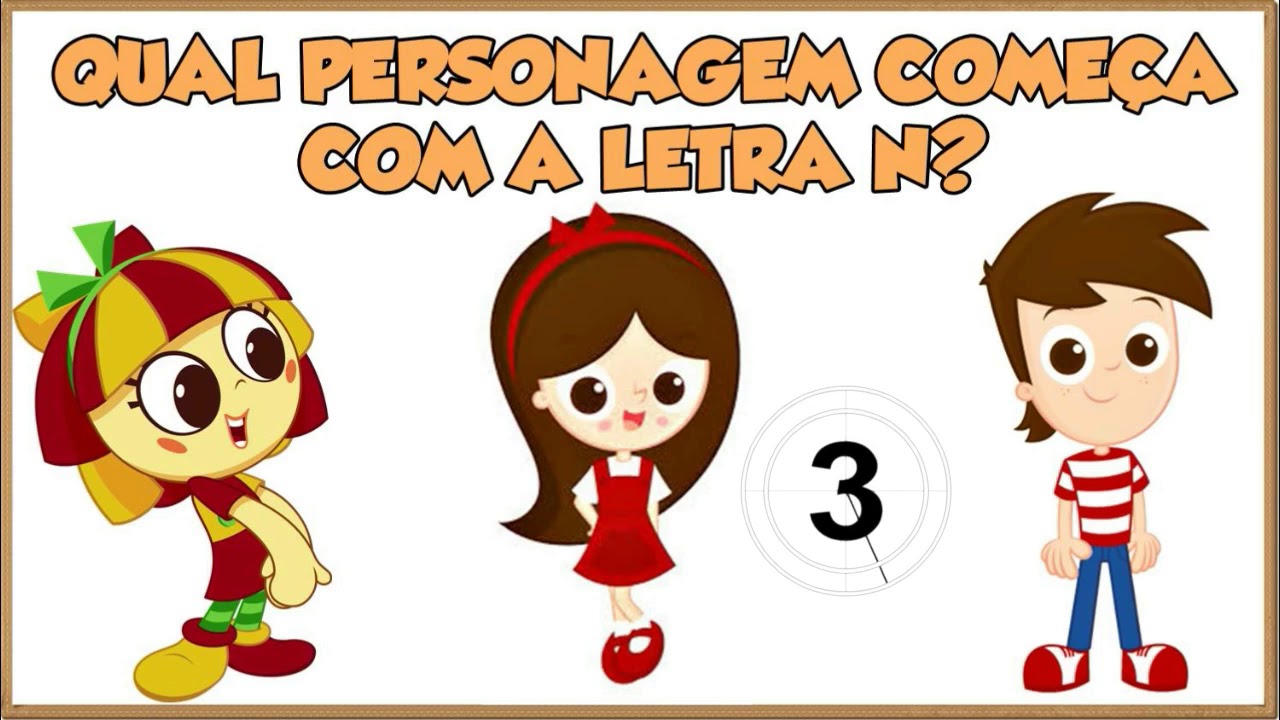 Alfabeto Completo para Crianças || ABC em Português || Qual PERSONAGEM dos DESENHOS começa com? #2