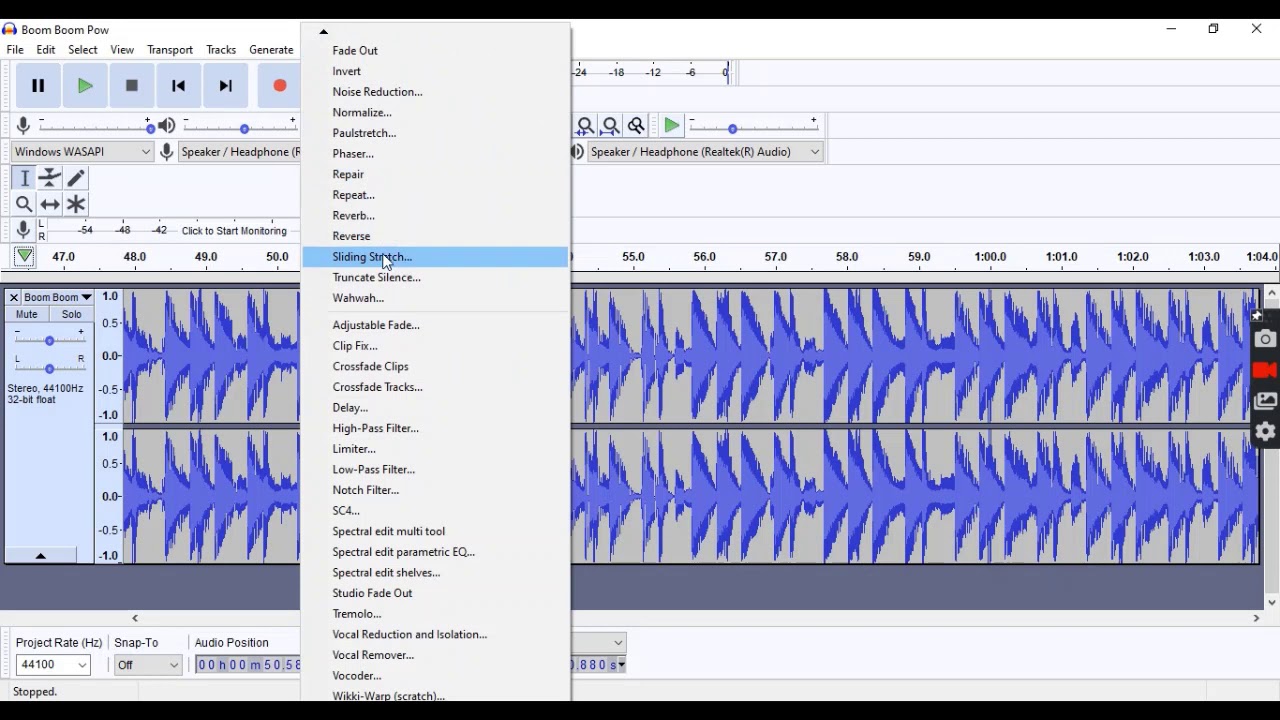How to make clean versions of songs in Audacity (easy tutorial, six different methods) (explicit)