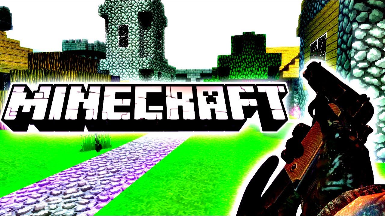 Call of Duty: World at War - Zombies - Minecraft Village (Custom Map Zombies)