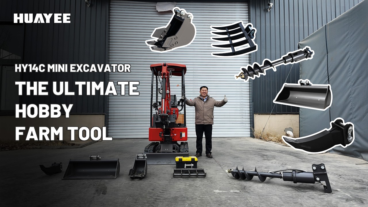 1 Machine, 5 Jobs: HY14C Mini Excavator Attachment & Operation Guide