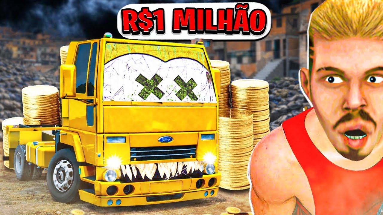 JOGUEI O CAMINHÃO DE 1 MILHÃO NO LIXO E ME ARRPENDI NESSE JOGO BRASILEIRO!