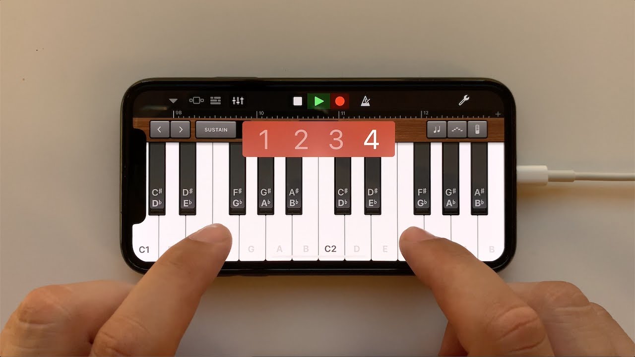 Michael Jackson - Smooth Criminal on iPhone (GarageBand)