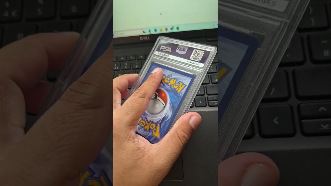 Cynthia Garchomp EX back from grading #pokemon #pokemoncards #garchomp #grading #shorts #fyp