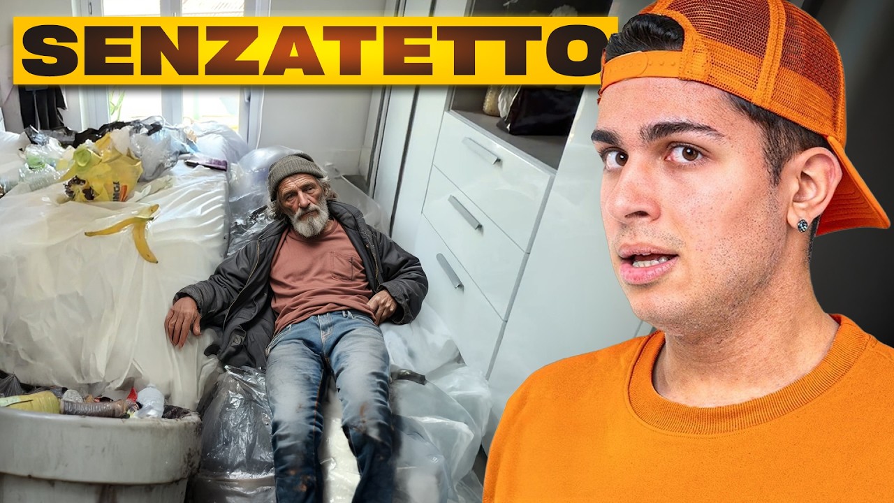 Un SENZATETTO ci ha OCCUPATO Casa...