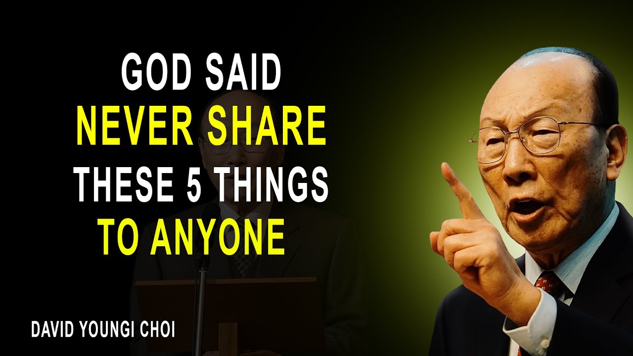 "God Said Never Share These 5 Things To Anyone" |Motivational Speech