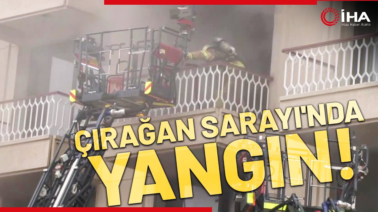 Çırağan Sarayı'nda Yangın Çıktı!
