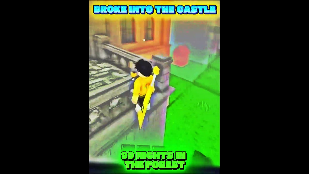 Trick Into Castle Without Key in 99 Nights of the Forest #roblox #shorts #99nights