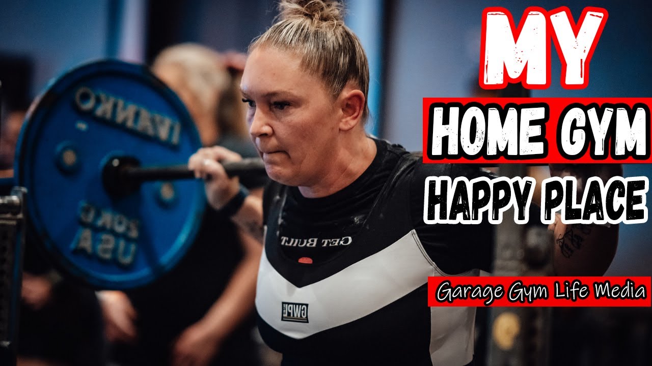 90kg Masters Powerlifter Shows Her Home Gym Happy Place || Garage Gym Life Media