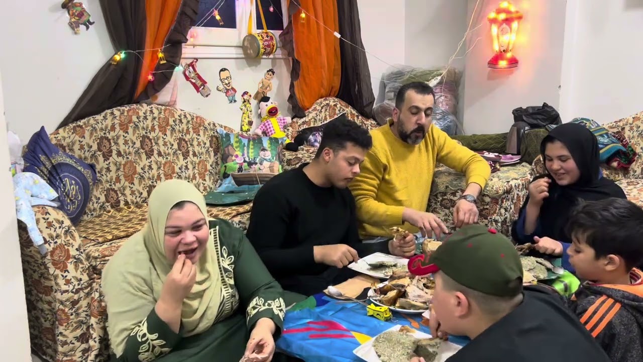 ام جني فطار اول يوم رمضان 🌙