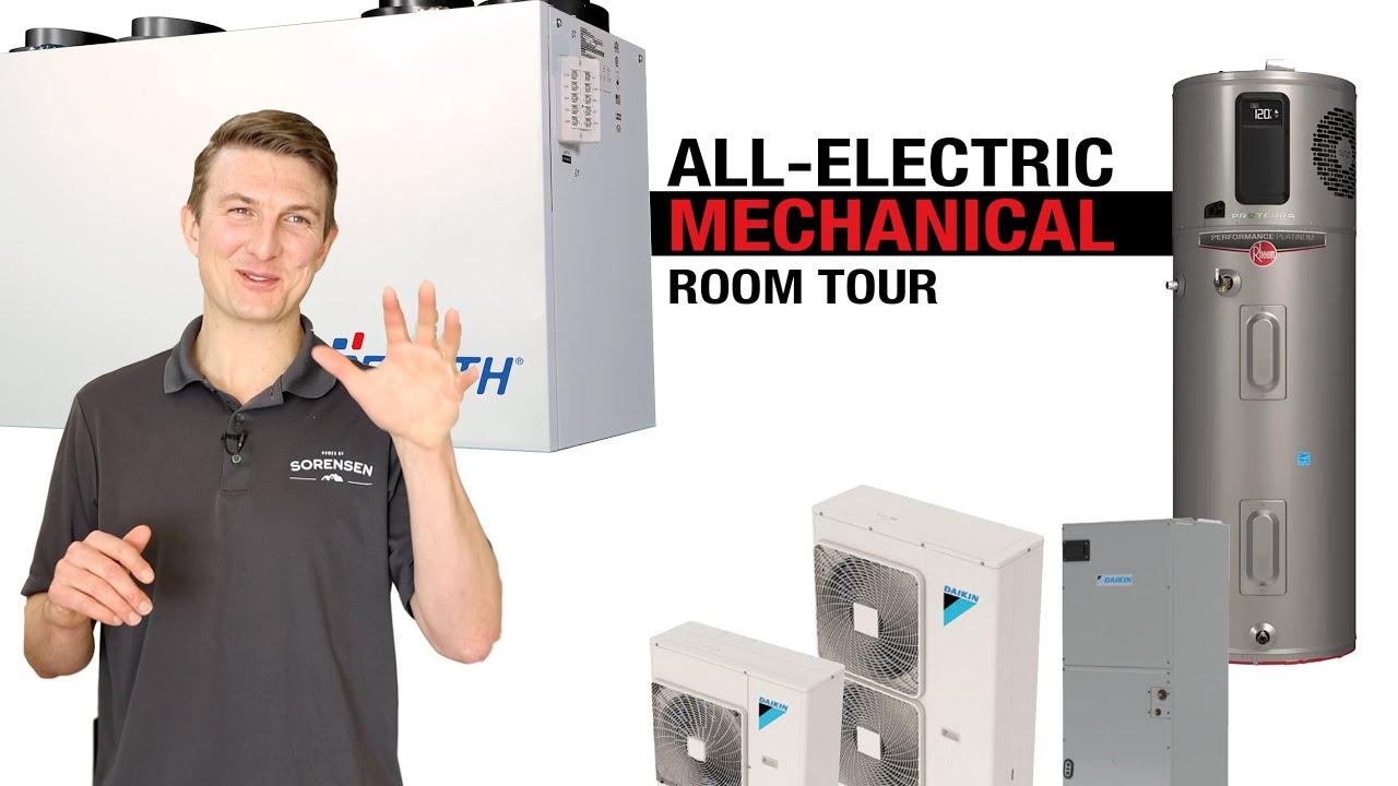 No Gas? No Problem! See this ALL-ELECTRIC Mechanical Room