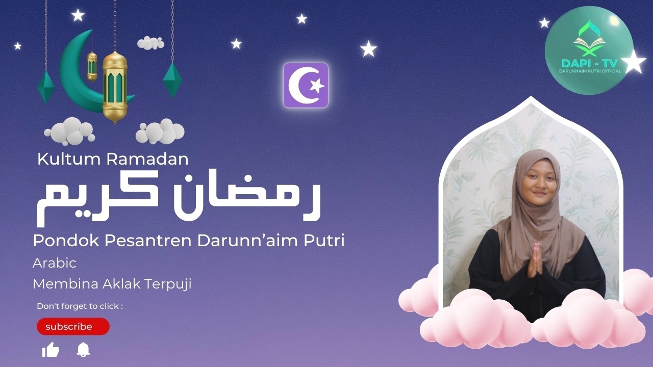 Nurin Irdina Membina Akhlak terpuji Santriwati