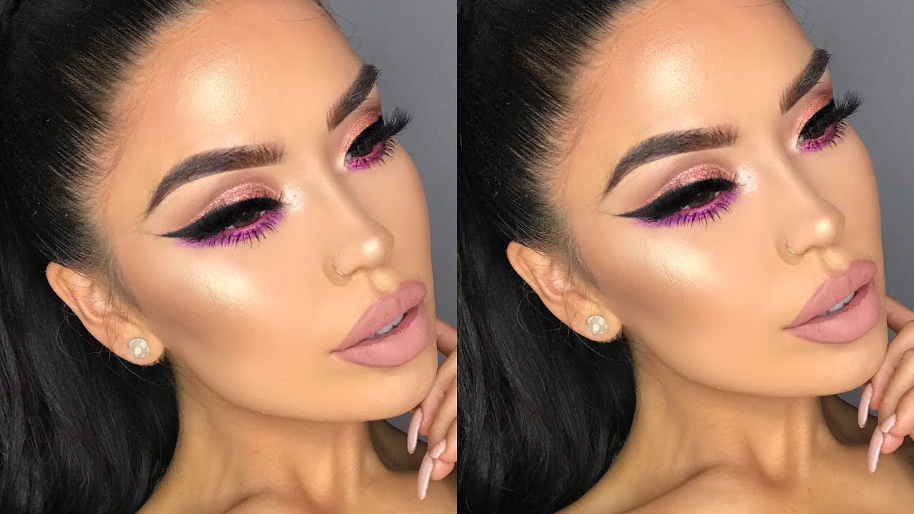 Нежный розовый золотистый кут-крем | Iluvsarahii