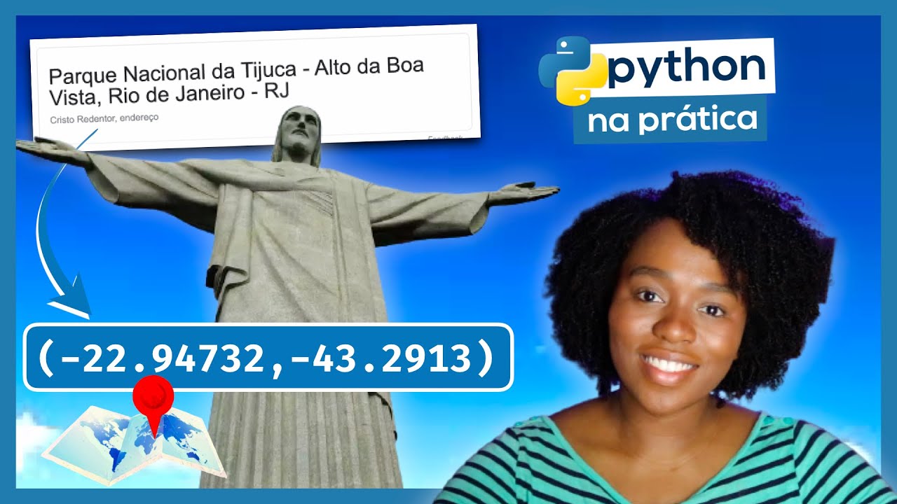 Como converter ENDEREÇOS em coordenadas LATITUDE e LONGITUDE | Python na Prática #18