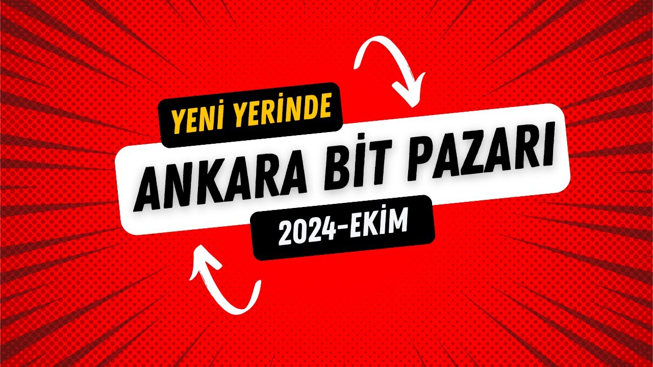 YENİ YERİNDE ANKARA BİT PAZARI / 4K / En Kapsamlı Pazar Gezisi