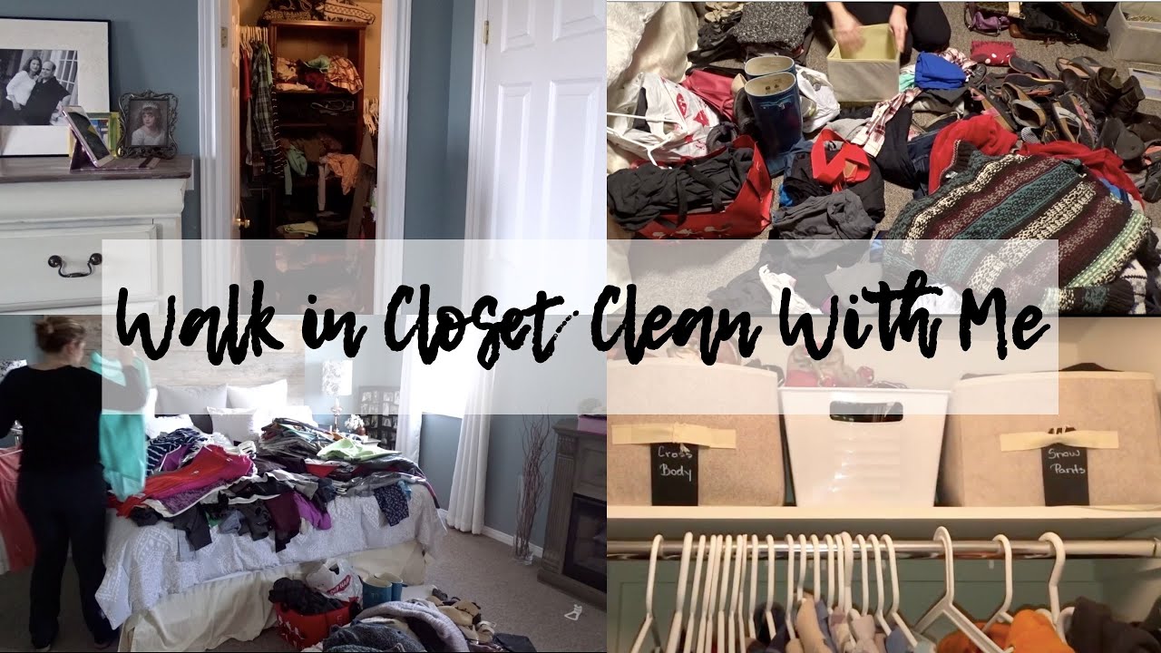 Small Walk in Closet Clean With Me | Clean Closet Challenge | Budget Friendly Organization