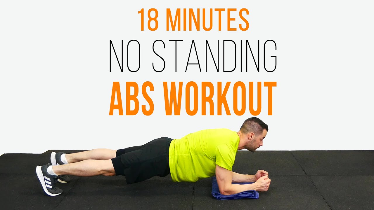 18 Minutes NO STANDING Abs Workout - Play this video if you want to remove fat from Love Handles
