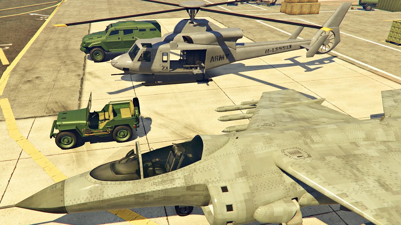 GTA V MILITARY VEHICLES PS5 PRO GAMEPLAY! (NO COMMENTARY)