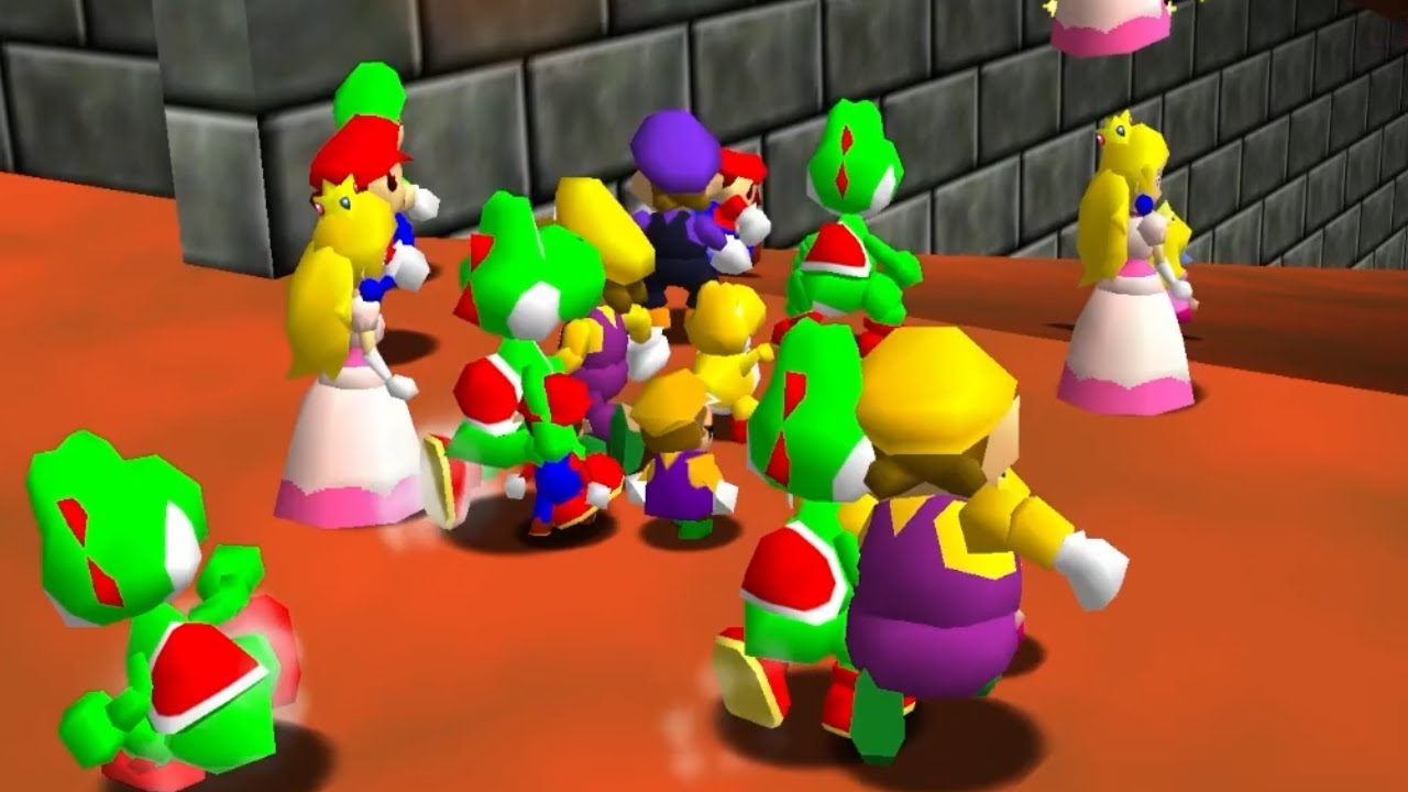 Super Mario 64 (18 Players) - Full Game 100% Walkthrough