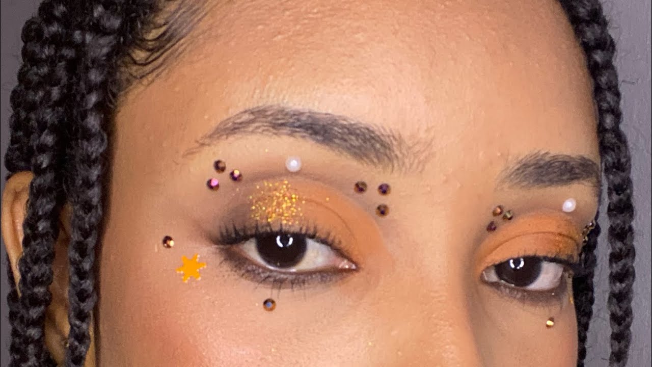 MAQUAGEM FÁCIL PARA O CARNAVAL🧡🎭✨