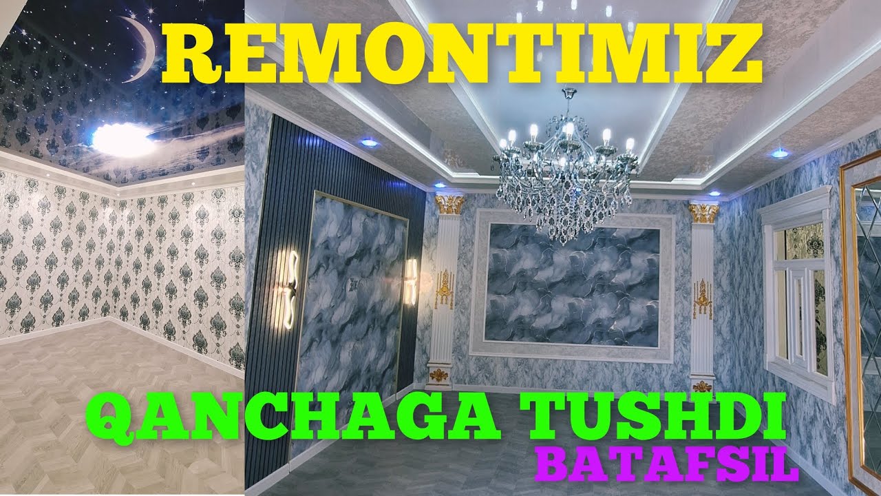 YEVRO REMONTIMIZ QANCHAGA TUSHDI. SIZGA FOYDALI. Design of the new house.