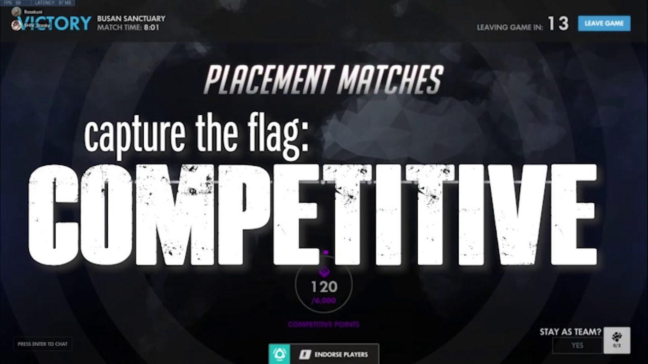 Rose Plays: Overwatch - Competitive Capture the Flag