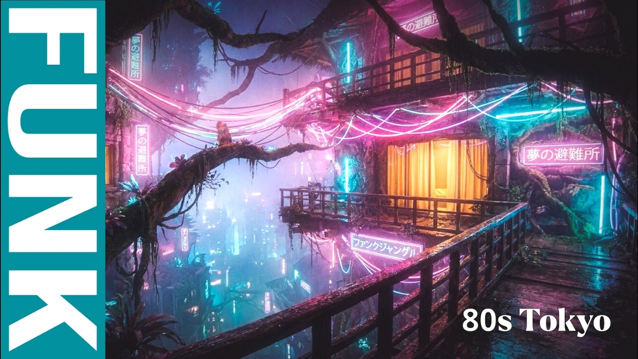 80s Tokyo Funk Lo-Fi Mix | Neon City Pop for Night Driving & Study | Groove Club
