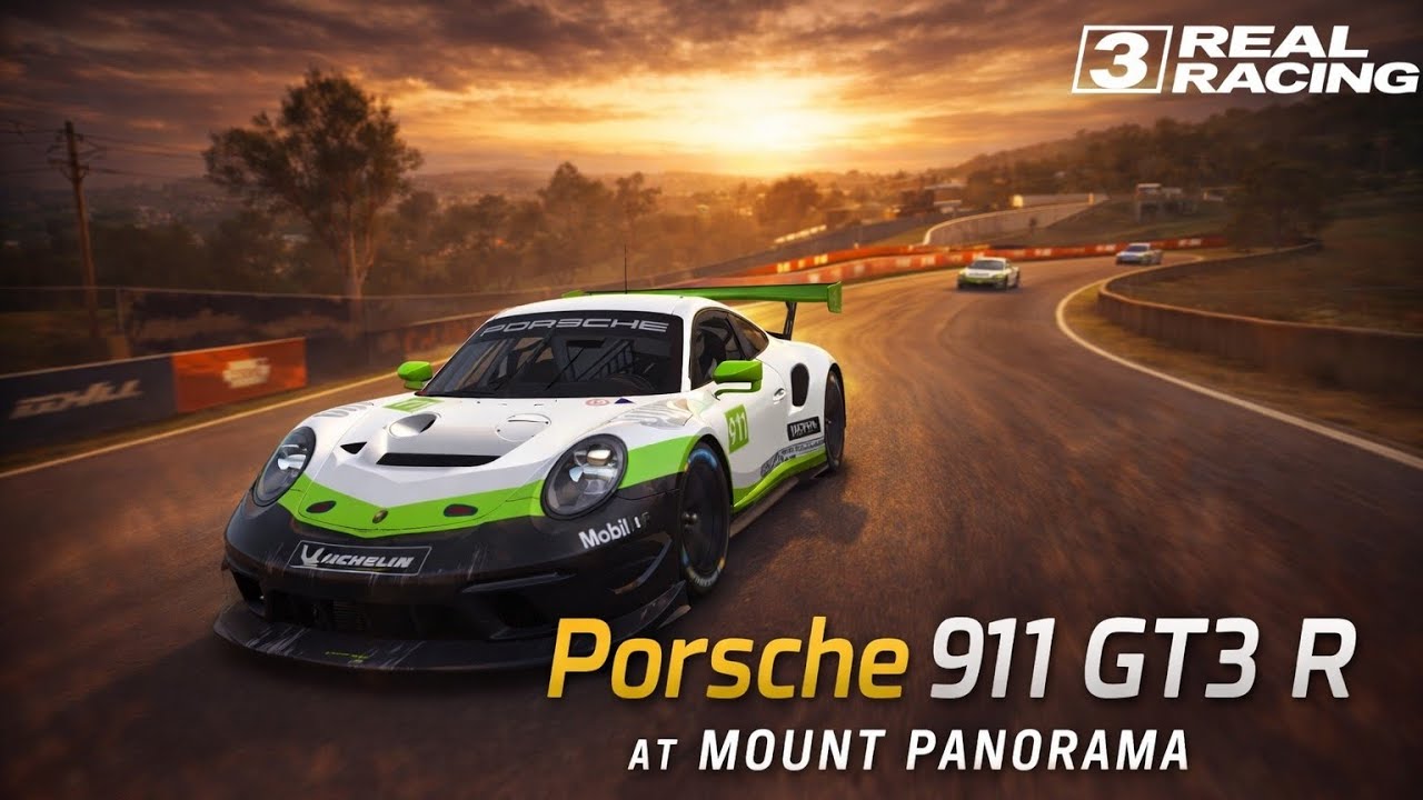 Porsche 911 GT3 R at Mount Panorama