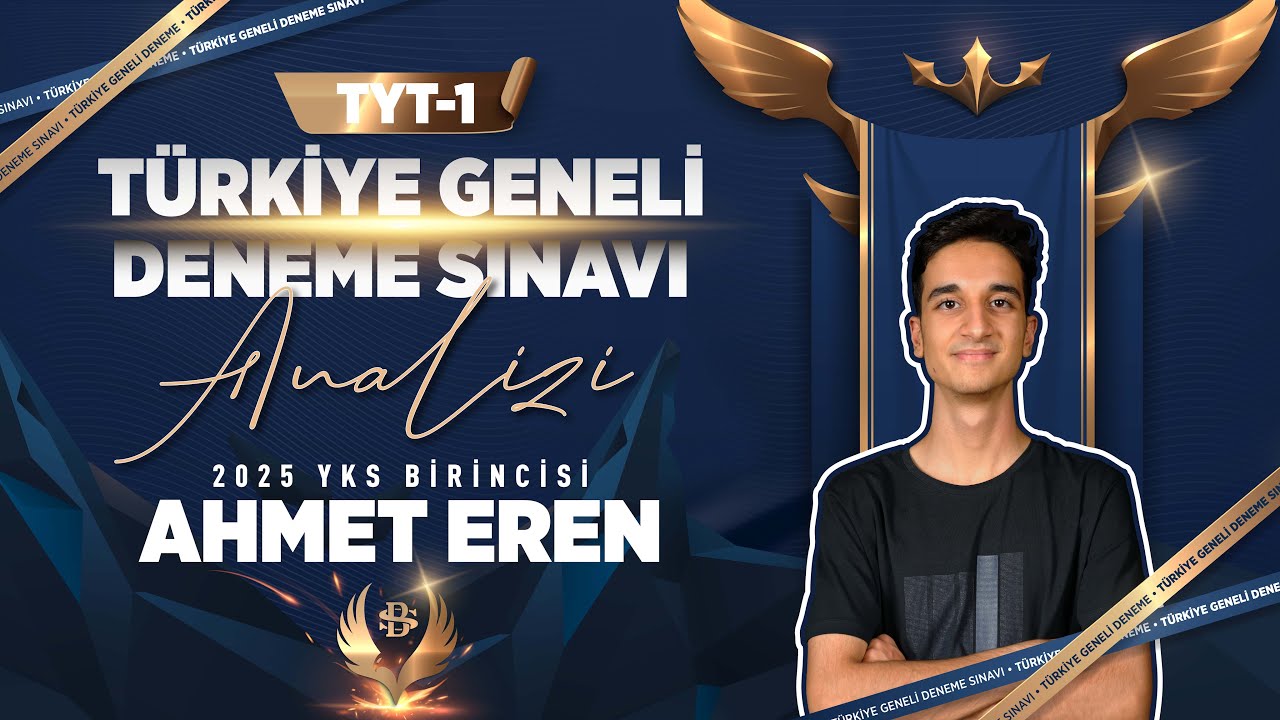 Bilgi Sarmal TYT Türkiye Geneli 1. Deneme Sınavı -  Ahmet Eren Yurtseven Analizi | YKS 2026