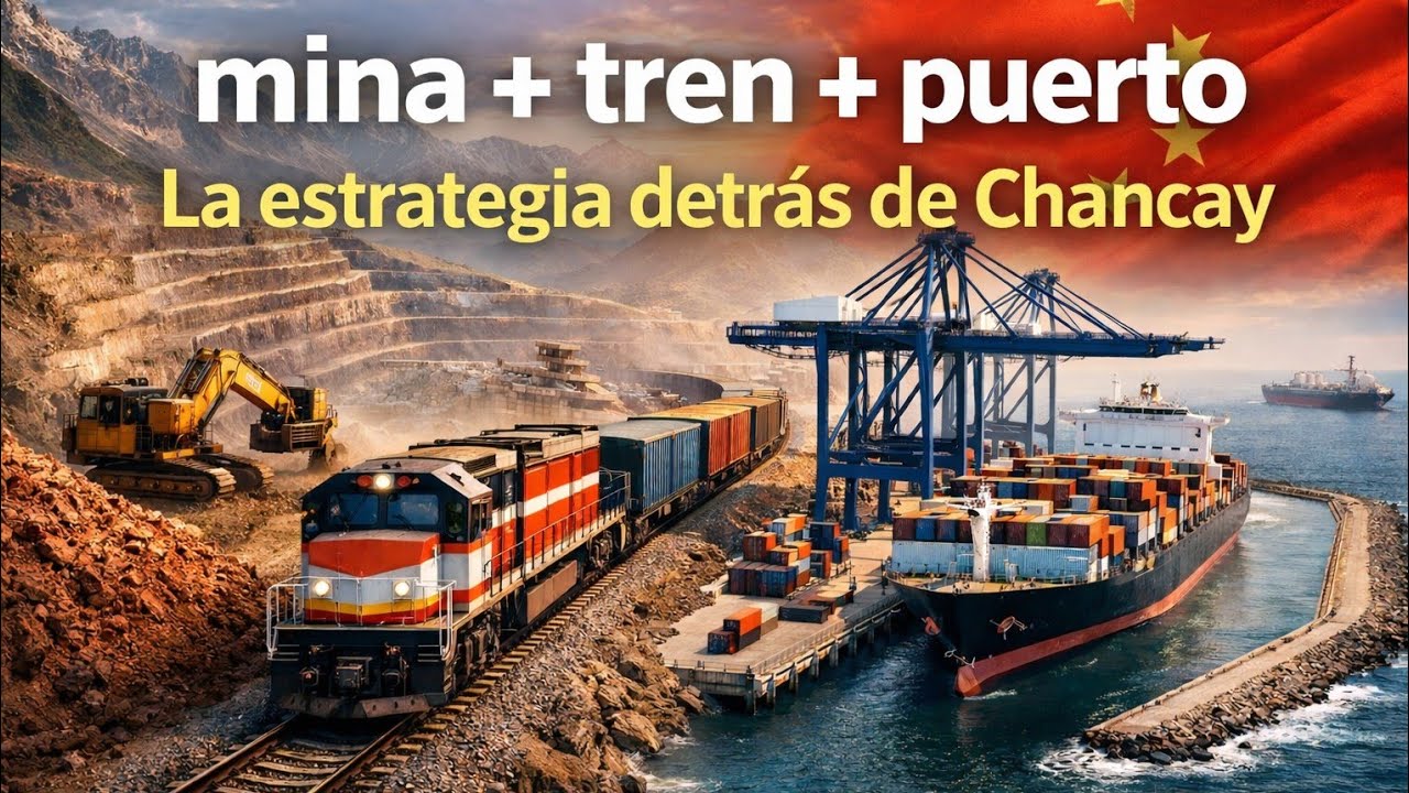 China: mina + tren + puerto || la estrategia detrás de Chancay