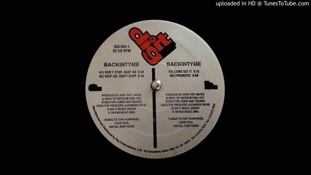 Backintyme - Come Get It (Dig It International, 1995)