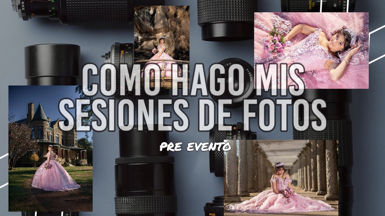 ´´TE MUESTRO COMO HAGO UNA SESION DE FOTOS PRE EVENTO PARA QUINCEAÑERA´´