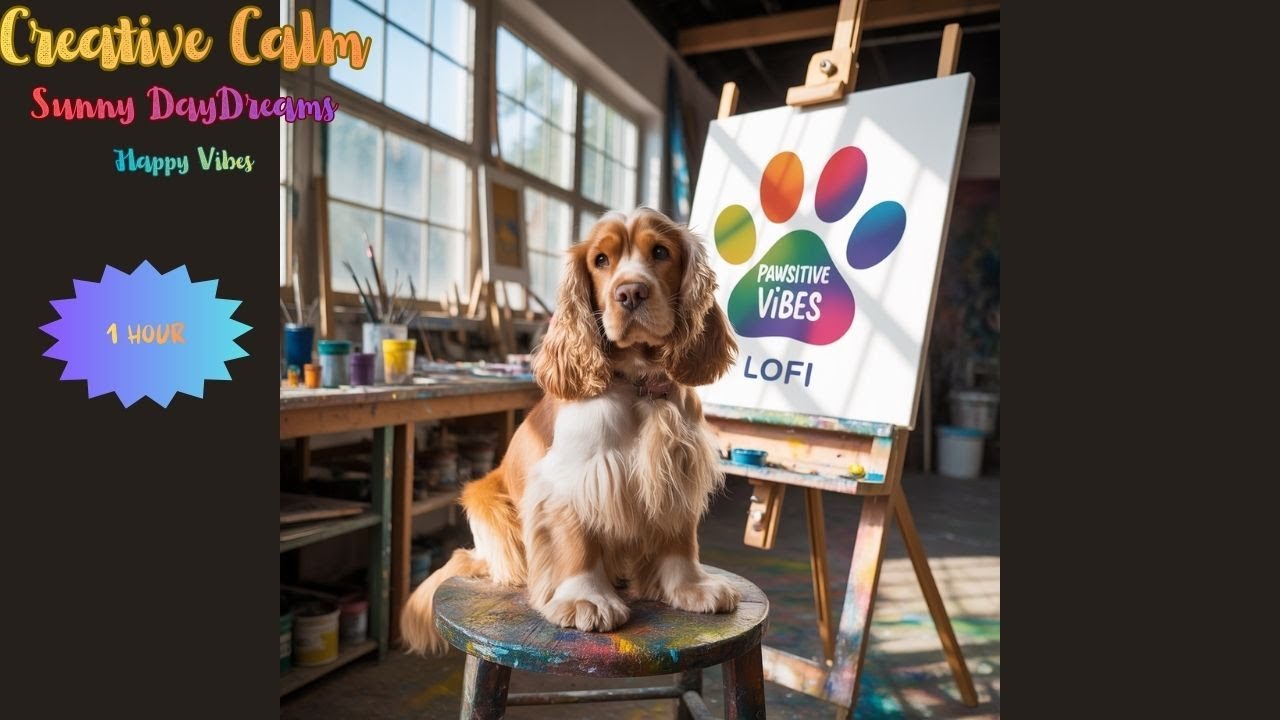 Pawsitive Vibes LoFi: The Art Studio Mix (Happy & Creative)
