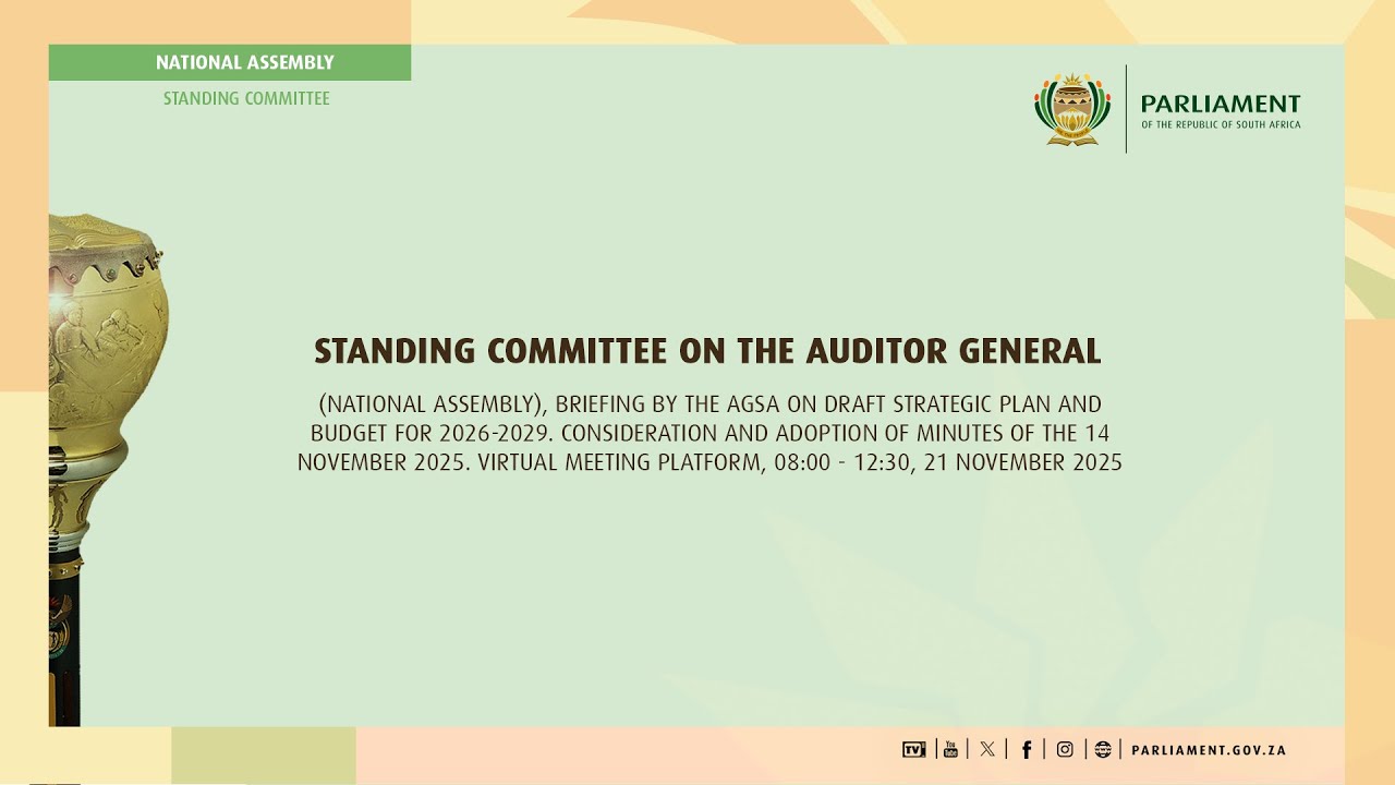 Standing Committee on The Auditor General,  21 November 2025