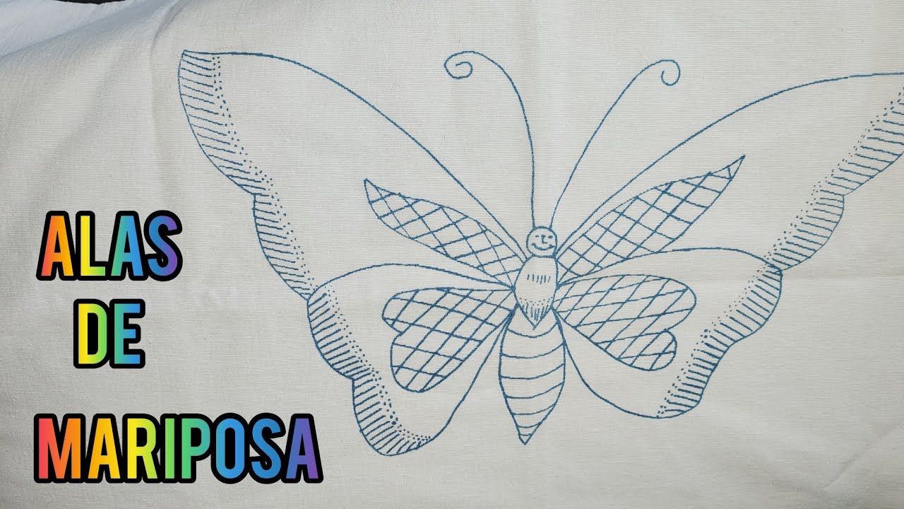 Bordado MARIPOSA 🦋 MUY HERMOSA 🥰