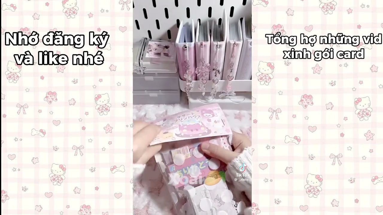 Tổng hợp các vid gói card và unbox xinh cre:tiktok 