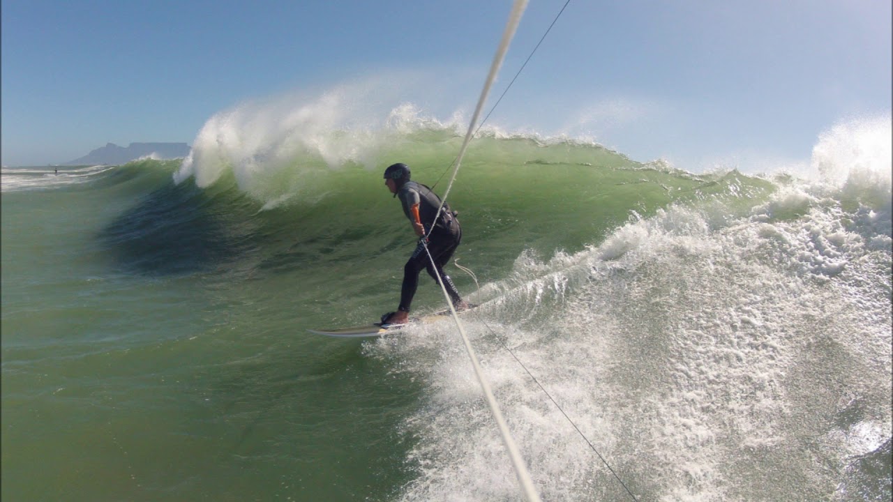 Kiteboarding - downwinder Big Bay to Haakgat