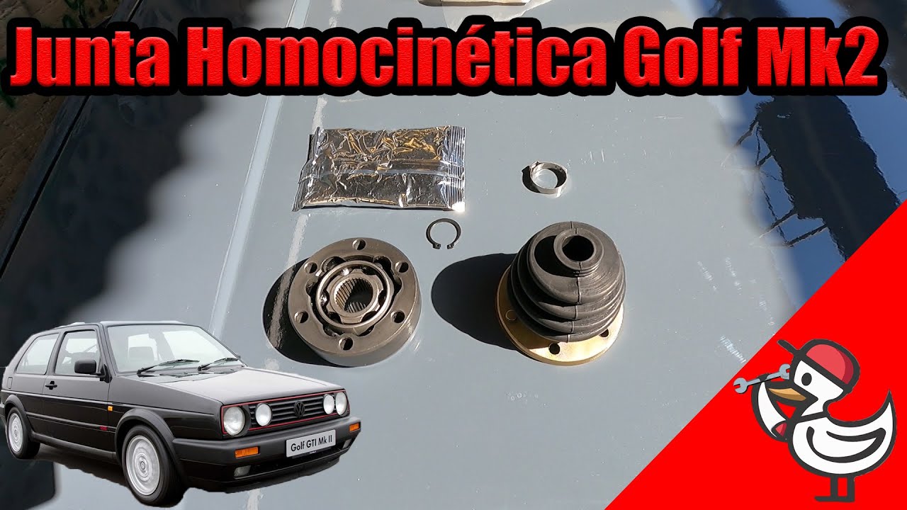 Cambio de junta homocinética Golf Mk2 (Lado caja)